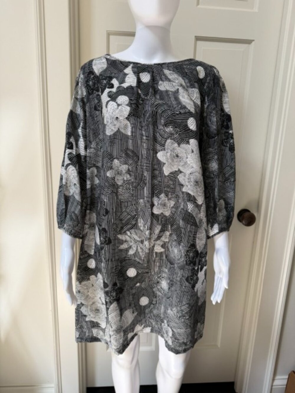 Karen Zambos Vintage Floral Dress Size L